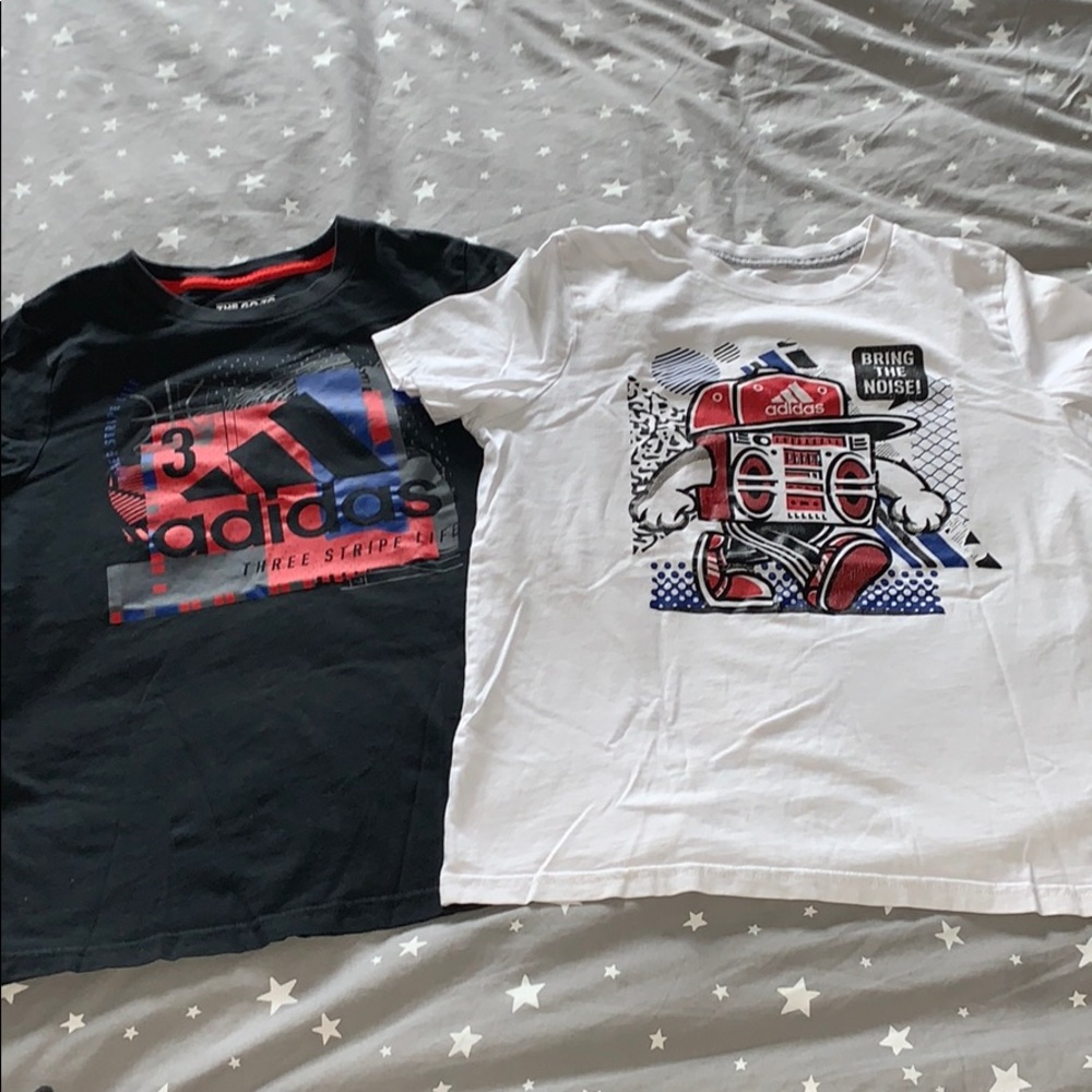 GUC Adidas short sleeve t-shirt bundle, size S/8.